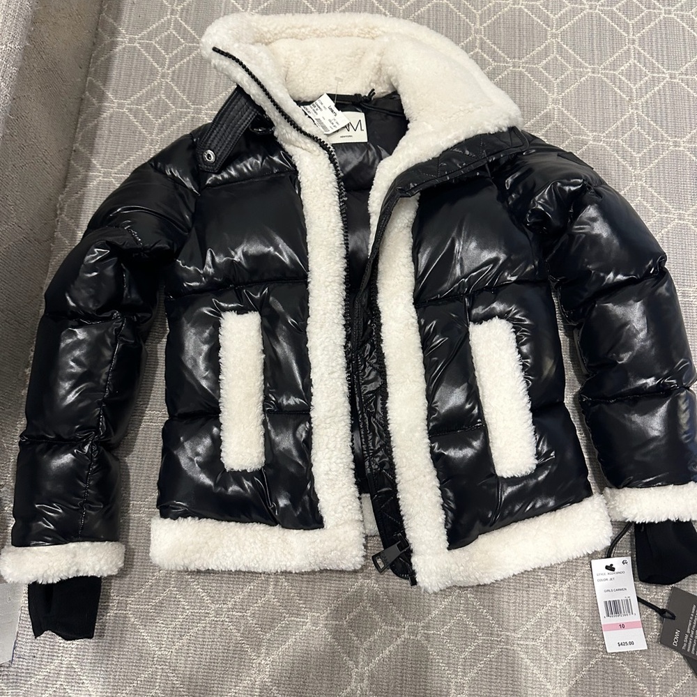 SAM. Black and White Kids Jacket